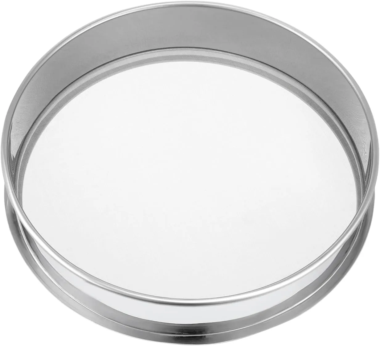DOITOOL Stainless Steel Pollen Sifter Extractor - Stackable Fine Mesh Strainer for Flour, Coffee, Resin, Silica Sand - (25cm Diameter)