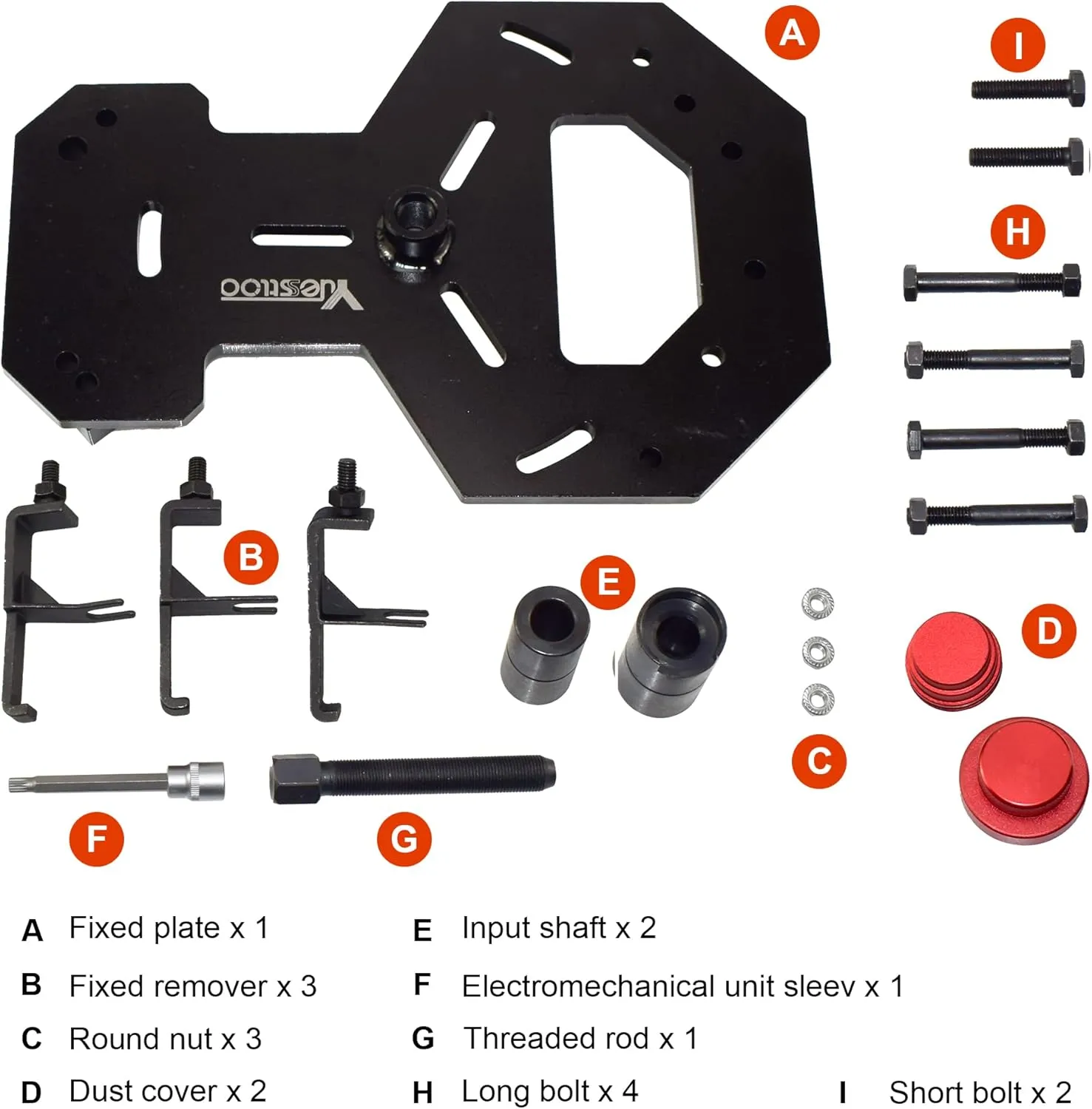Double Clutch Dry DPS6 Transmission Installer Remover Tool Kit, Compatible with Volvo Ford Focus Replacement for FM No. 307675