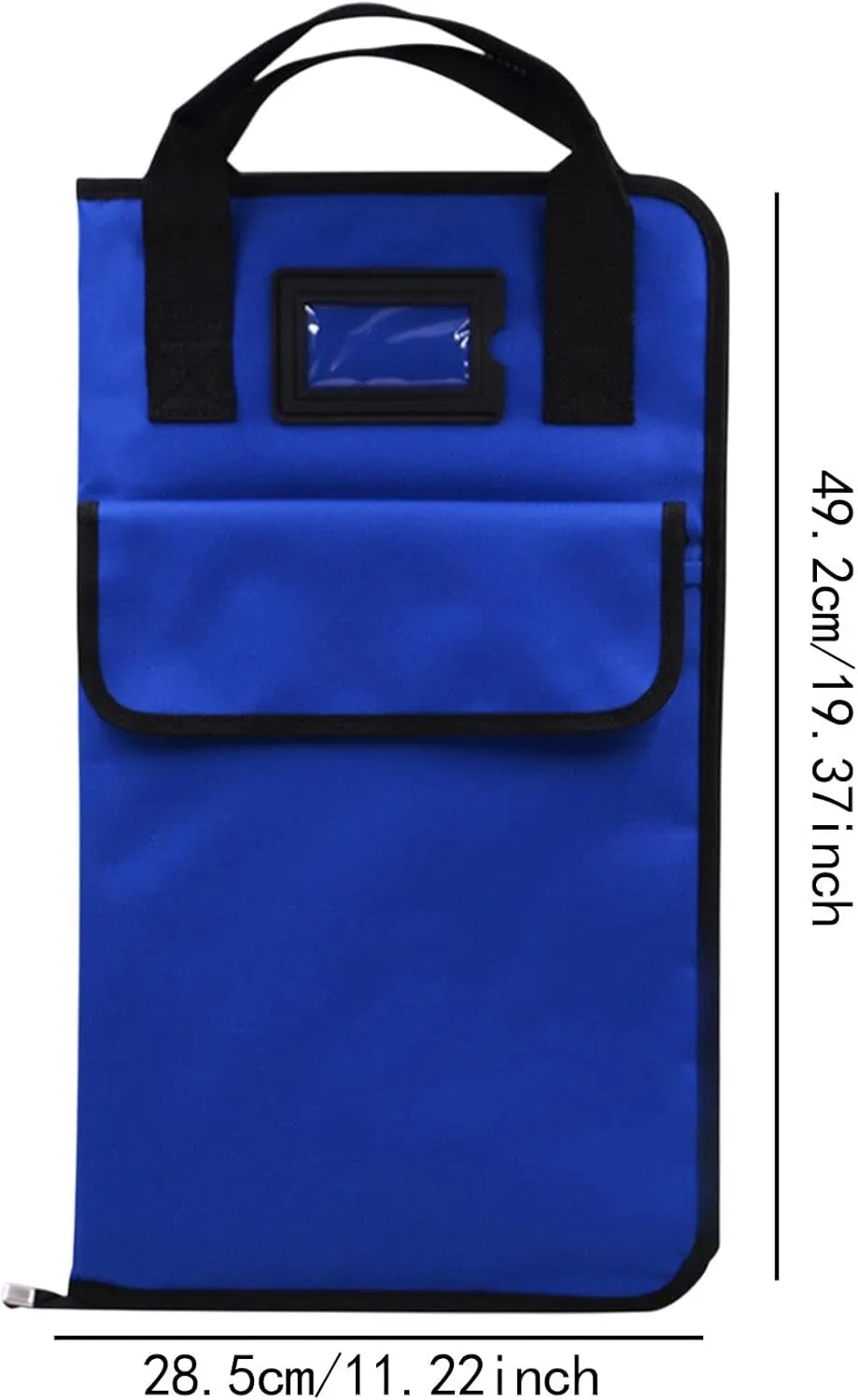 Drum Stick Bag Drumstick Handbag Holder Large Capacity Heavy Duty Professional Oxford Cloth Teens Mallet Case Storage Bag, Blue