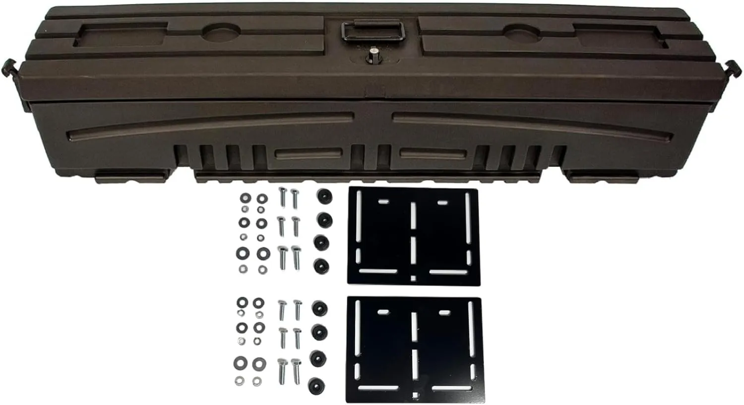 DU-HA All Terrain Side by Side Storage Box with Mounting Kit - Rear Storage Box Fits Most ATVs & UTVs - Heavy Duty, Weather Resistant & Lockable Latches