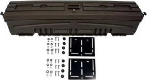 DU-HA All Terrain Side by Side Storage Box with Mounting Kit - Rear Storage Box Fits Most ATVs & UTVs - Heavy Duty, Weather Resistant & Lockable Latches