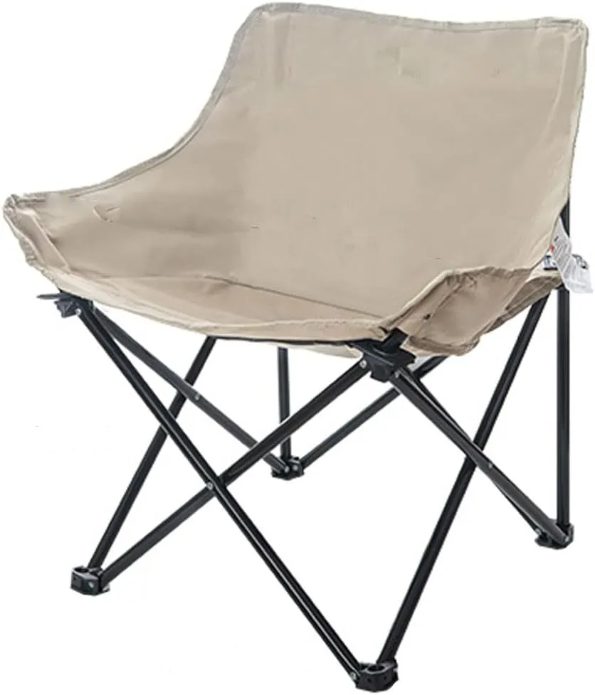 DULAI Outdoor leisureLight Folding Chair Camping Chair Moon Chair Folding Reclining Chair Leisure Folding Stool Sketch Maza