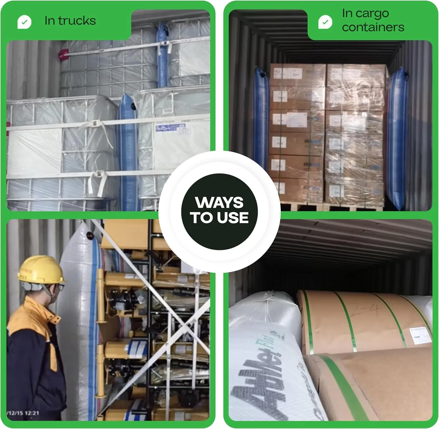Dunnage Bags Air Gun (Connects to Air Line) - AtMet Dunnage Air Bag Inflator Gun with Hybrid Tip (No Gauge) - Inflatable Gun for Protective Bags when Transporting Goods by IDL Packaging