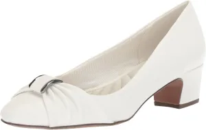 Easy Street Womens Eloise Faux Leather Dressy Block Heel