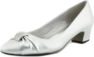 Easy Street Womens Eloise Faux Leather Dressy Block Heel