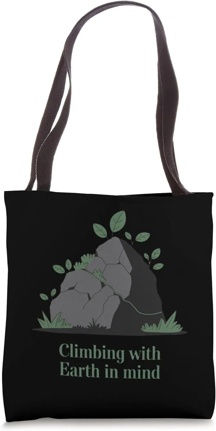 Eco-Friendly Climbing Design Tote Bag