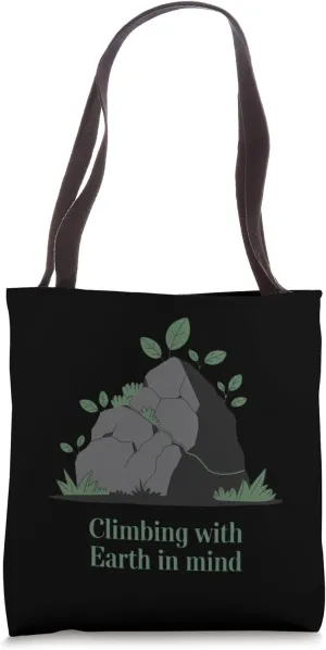 Eco-Friendly Climbing Design Tote Bag