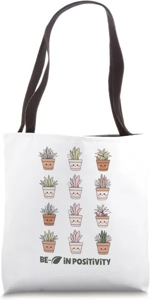 Eco-Friendly Positive Earth Vibes Design for Nature Lovers Tote Bag