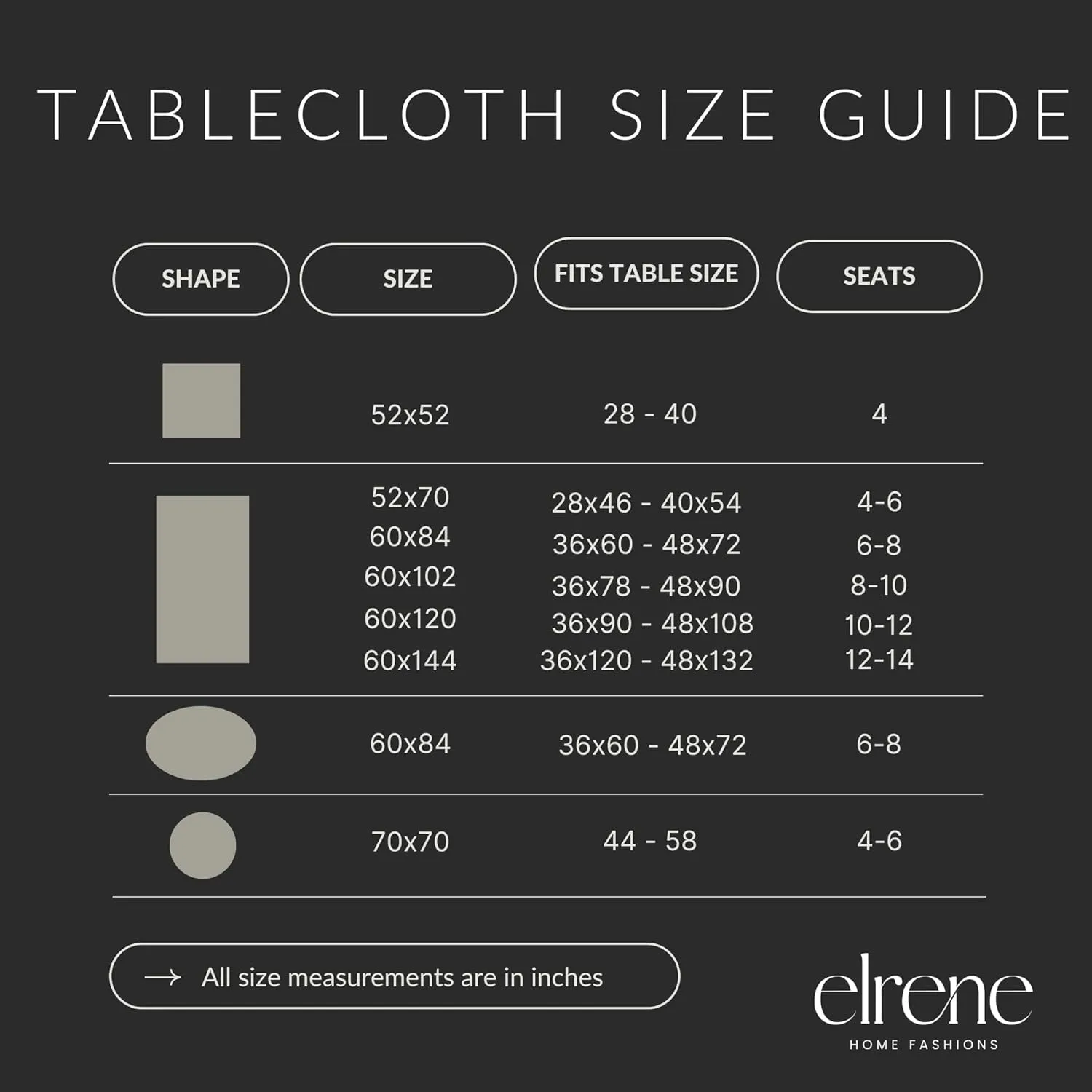 Elrene Home Fashions Lilac Garden Floral Spring/Summer Wrinkle Resistant Dining Tablecloth, 60"x84" Rectangle
