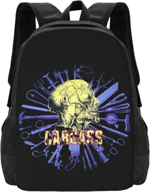 EUGENEHW Carcass Backpack Large Capacity Leisure Travel Backpack Book Bag Outgoing Daypack 12.5x5.5x16.5 inch
