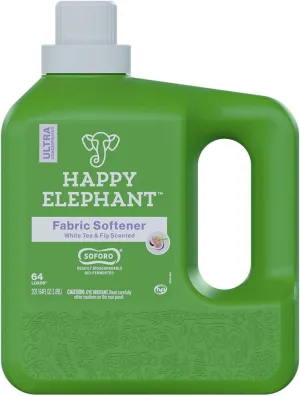 Fabric Softener - Ultra Concentrated, Fabric Conditioner, Liquid Laundry Softener, Eco Friendly, Gentle, Fresh Linen, 64 Loads - White Tea and Fig (64 fl oz - Pack of 1)