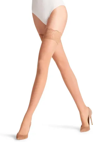 FALKE womens Matt Deluxe 20 Den Stay-ups W 1 Pair