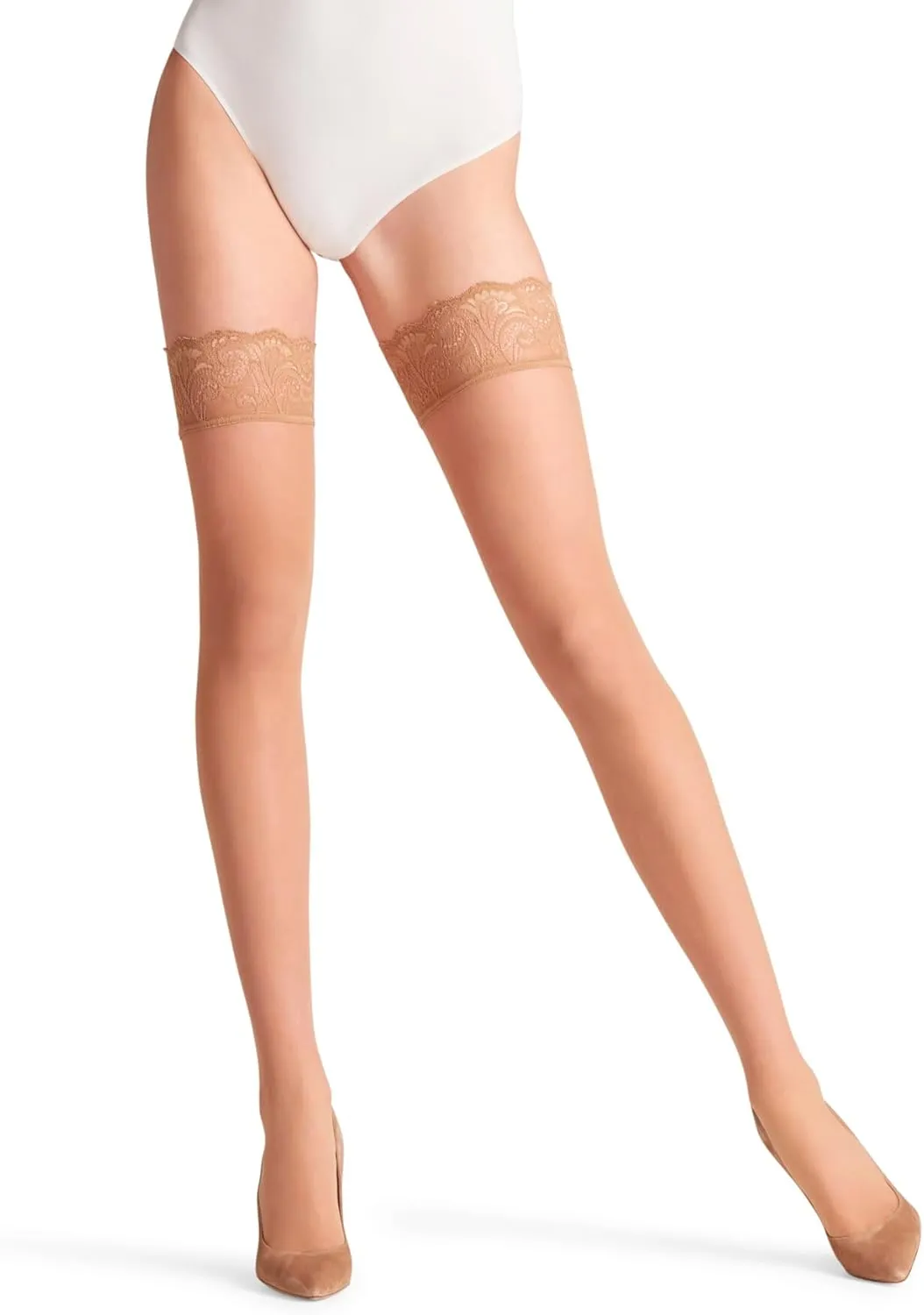 FALKE womens Matt Deluxe 20 Den Stay-ups W 1 Pair
