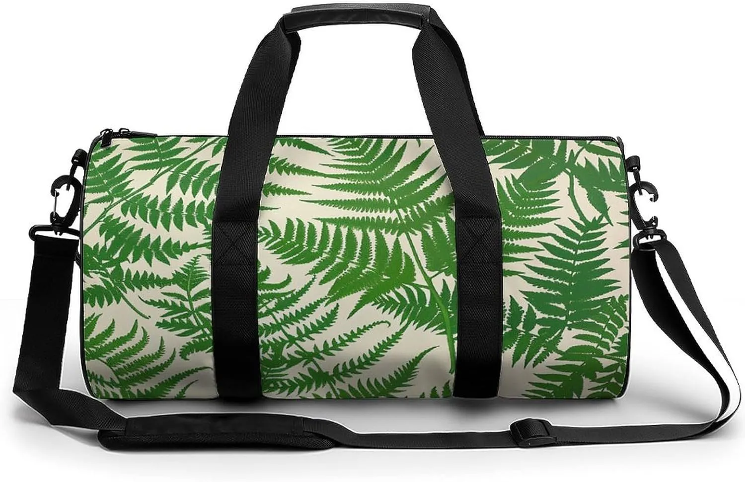 Fern Green Plant Gym Bag for Men Women Water Resistant Duffle Bag Travel Lightweight Bag for Travel Sports