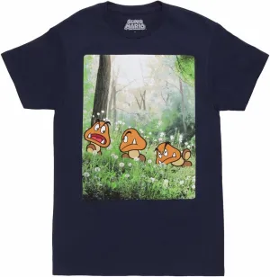Fifth Sun Men's Nintendo Stumblin Goombas T-Shirt