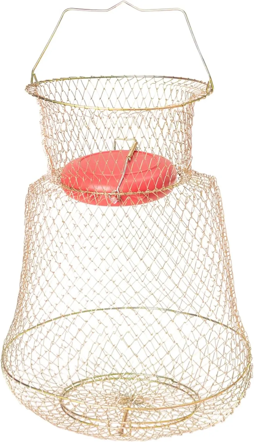 Fishing Basket 13"/33cm Foldable Fish Holder for Caught Fish with Floating Design