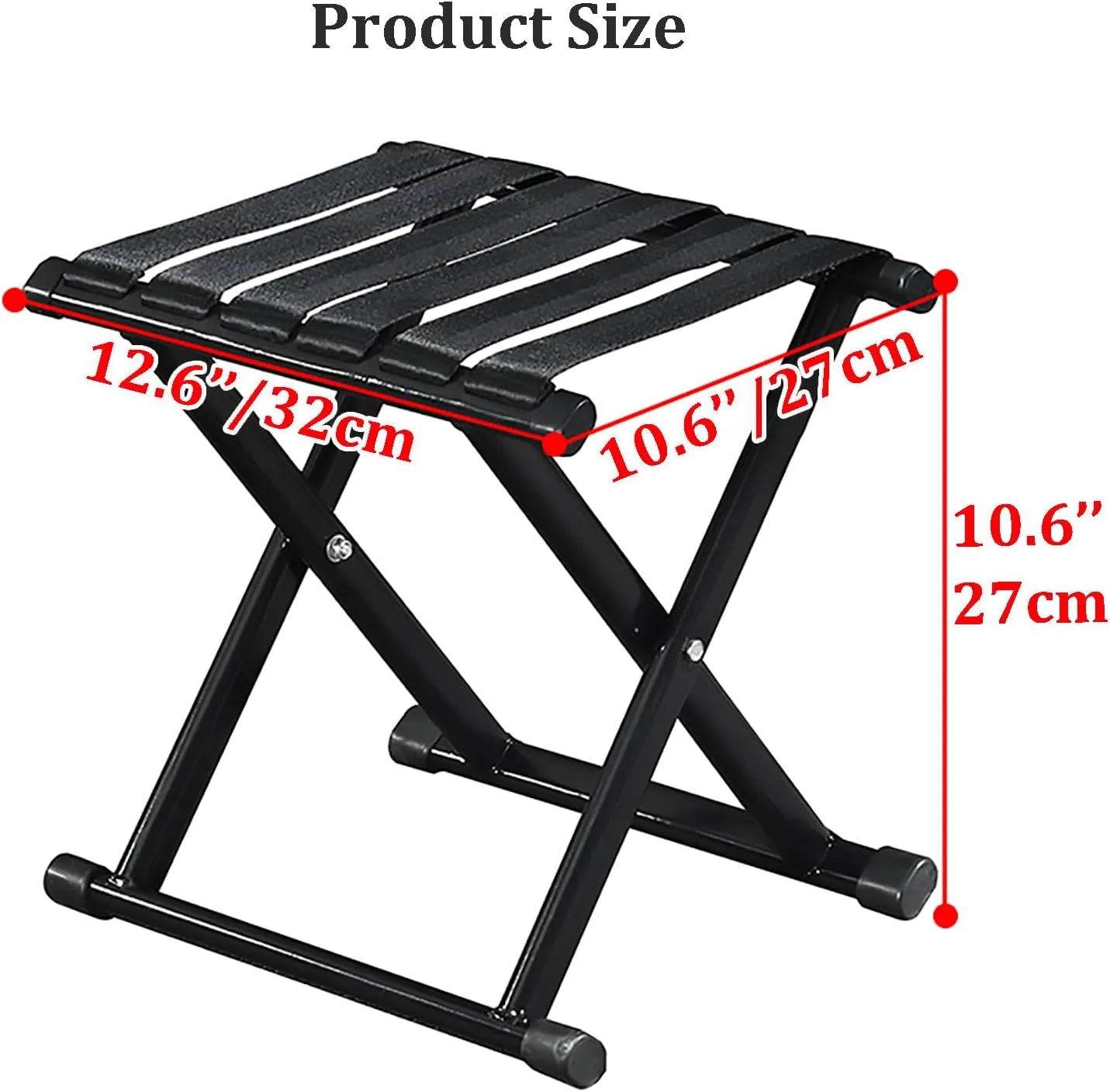 Folding Stool, Portable Camping Stool 15.7''/13.7'' Height Outdoor Portable Chair Foldable Lightweight Stool for Walking Hunting Hiking Fishing(10.6inx12.6inx10.2in, Blue)