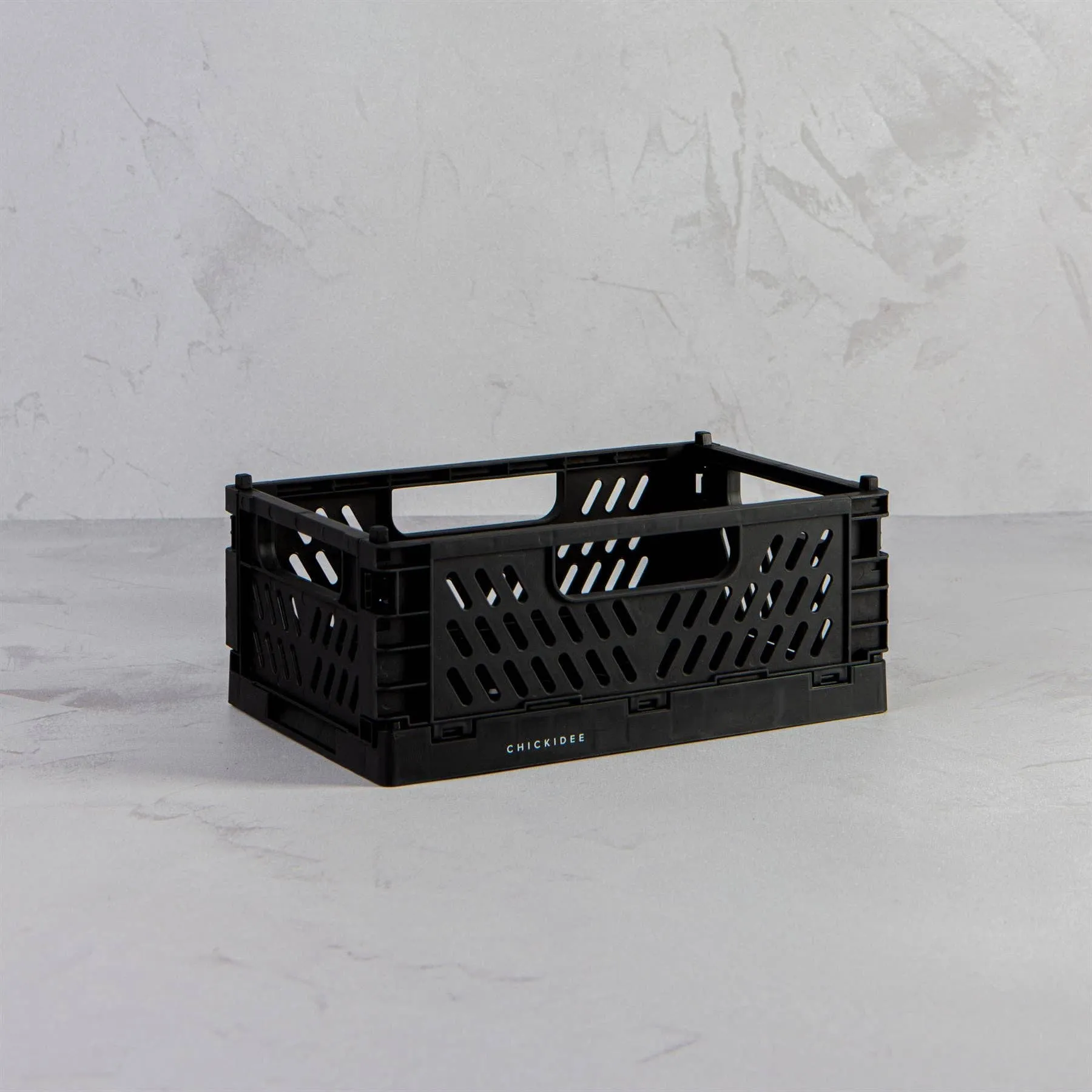 Folding Storage Crate | Coal |Tiny
