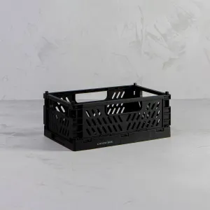 Folding Storage Crate | Coal |Tiny
