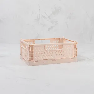 Folding Storage Crate |Tiny |Desert Blush