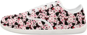 Forchrinse Decorative Butterfly Wide Barefoot Shoes for Women Teens Running Tennis Shoes Zero Drop Shoes Width Fashion Sneakers Soft Sole