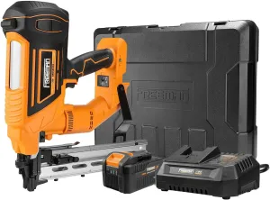 Freeman 20V Cordless 9-Gauge Fencing Stapler/Staple Gun Kit, Includes Battery, Charger, T-Handle & Case | Tool-Free Depth Adjust, Reload Indicator, Wire Alignment Notch | PE20VFS9