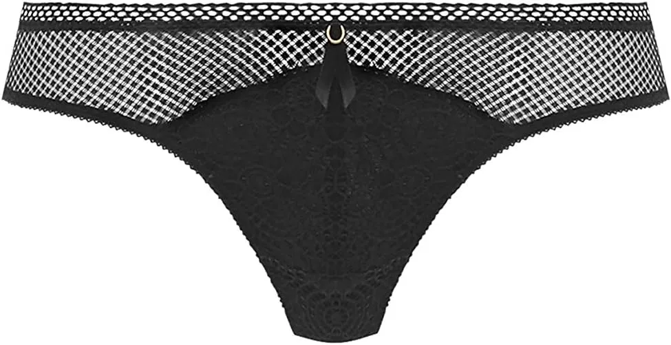 Freya Women's Expression Crochet-Look VPL-Free Lace Cheeky Brazilian Brief