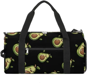Fruit Pattern Sports Gym Bag for Men Women Travel Duffel Bag with Shoulder Strap
