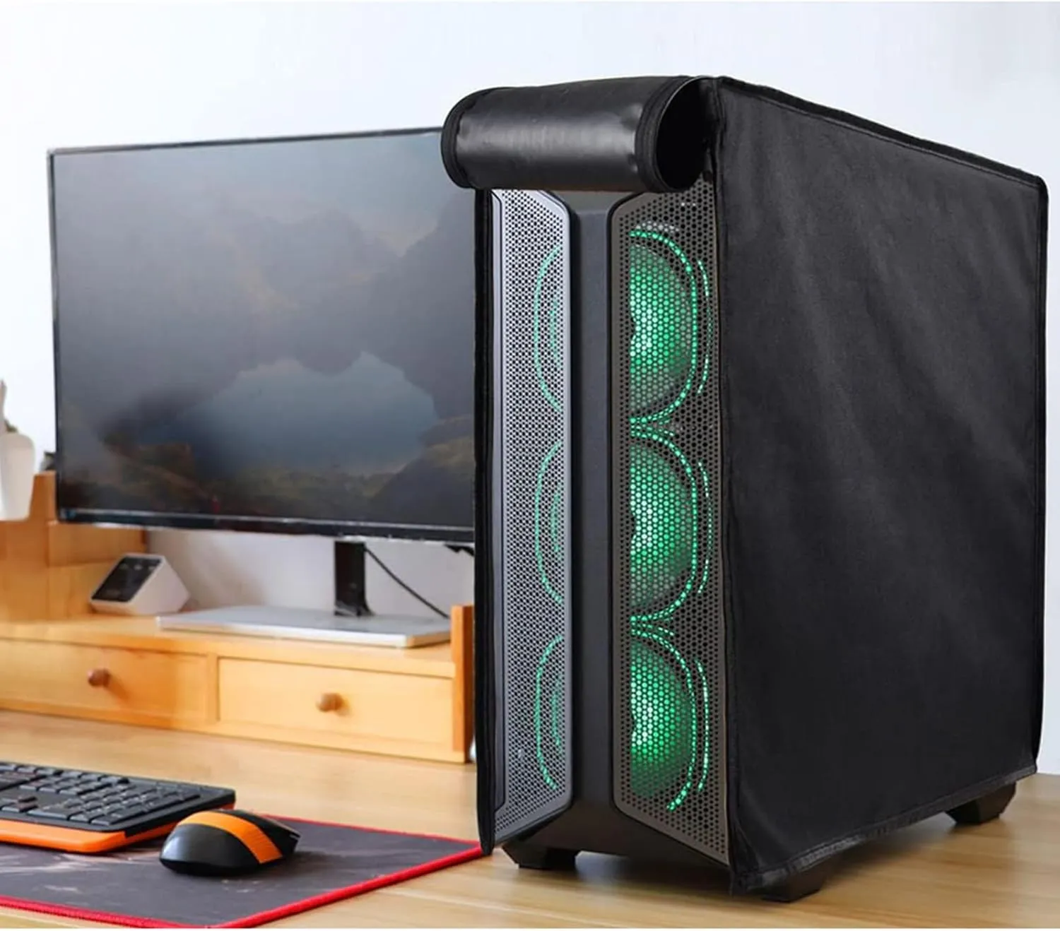 Full Coverage Bag Zipper Enclosure for Computer Case Full Shielding Bag Zipper Covers for All Users