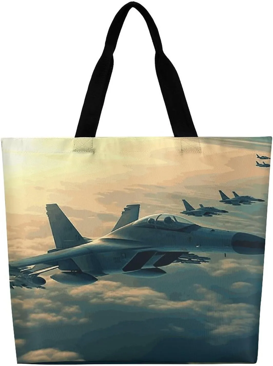 Funny Cute Squirrel Tote Bag for Women Reusable Grocery Shoulder Bag Shopping Bags for Travel, Groceries