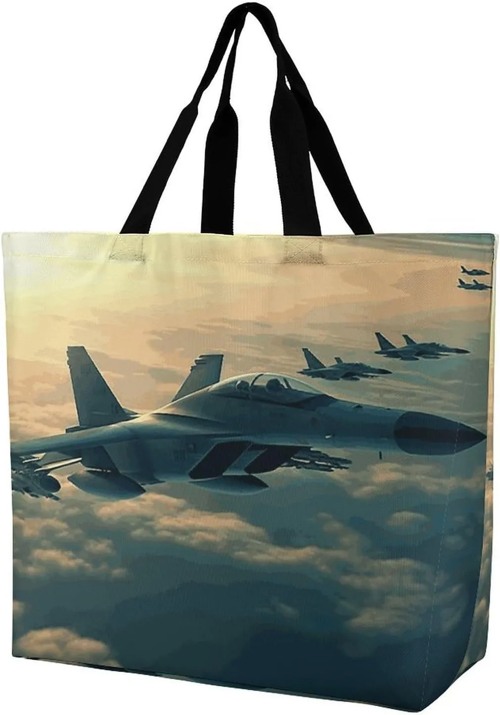 Funny Cute Squirrel Tote Bag for Women Reusable Grocery Shoulder Bag Shopping Bags for Travel, Groceries