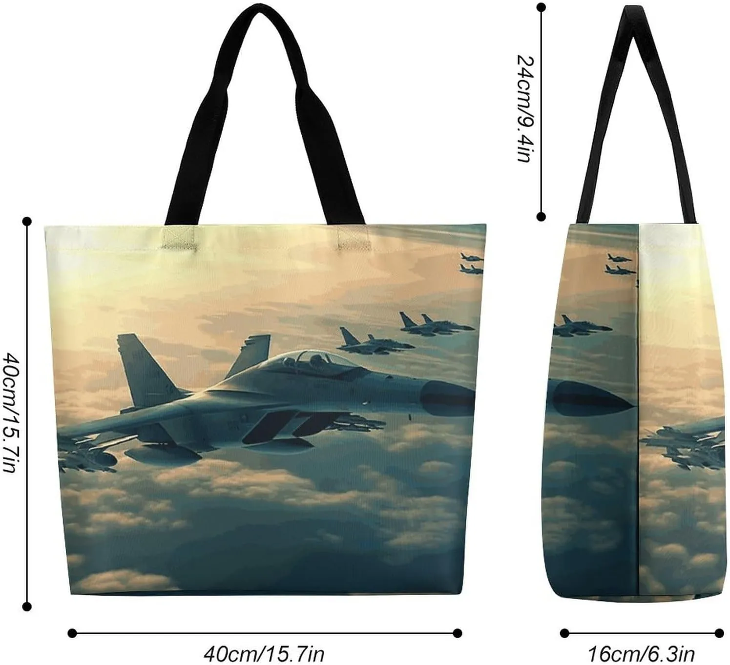 Funny Cute Squirrel Tote Bag for Women Reusable Grocery Shoulder Bag Shopping Bags for Travel, Groceries