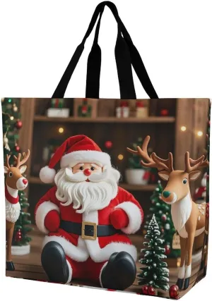 Funny Cute Squirrel Tote Bag for Women Reusable Grocery Shoulder Bag Shopping Bags for Travel, Groceries