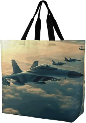 Funny Cute Squirrel Tote Bag for Women Reusable Grocery Shoulder Bag Shopping Bags for Travel, Groceries
