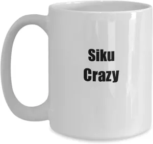 Funny Siku Crazy Mug Musician Gift Instrument Player Present Coffee Tea Cup Large 15 Oz