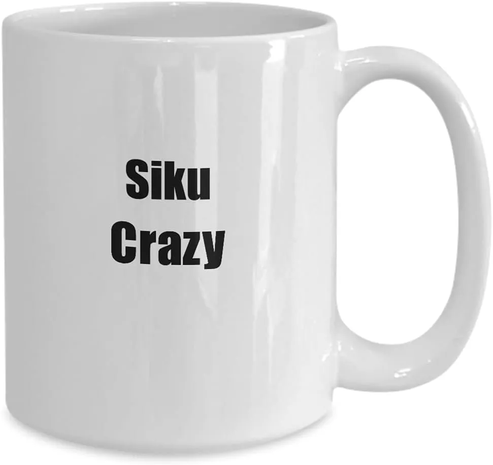 Funny Siku Crazy Mug Musician Gift Instrument Player Present Coffee Tea Cup Large 15 Oz