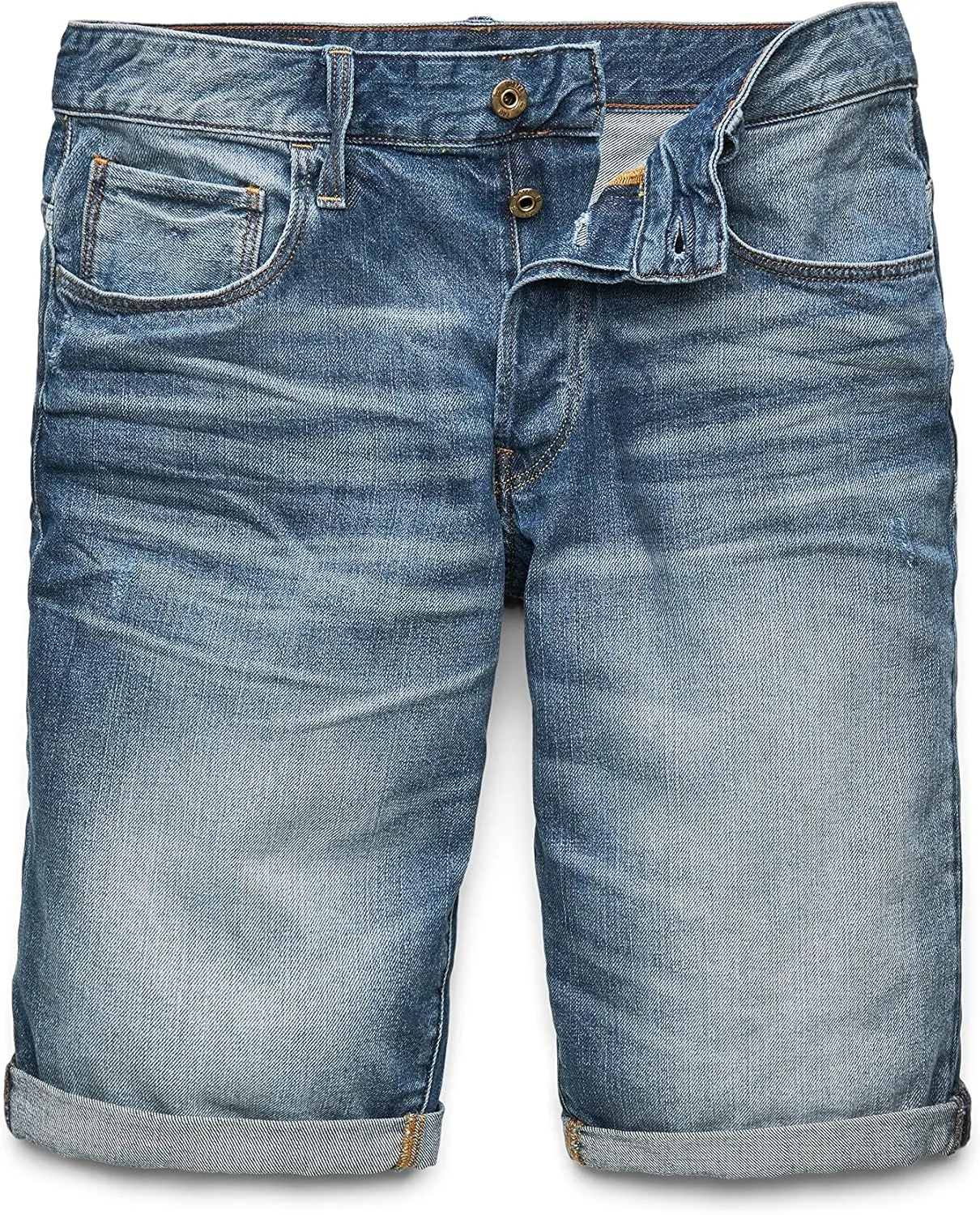 G-STAR RAW Men's 3301 Straight Fit Denim Shorts