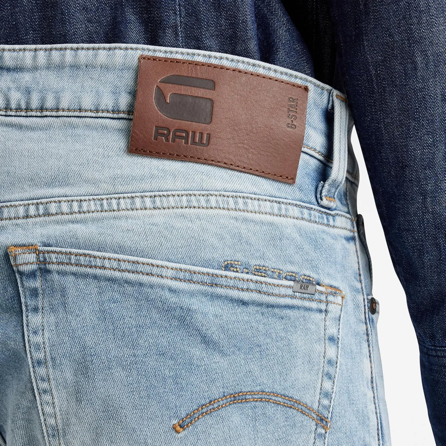 G-Star Raw Men's 3301 Tapered Fit Jean In Nippon Stretch Denim