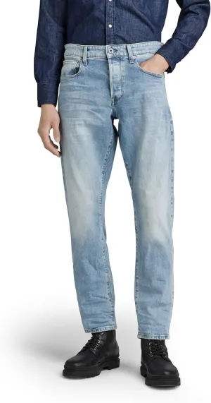 G-Star Raw Men's 3301 Tapered Fit Jean In Nippon Stretch Denim