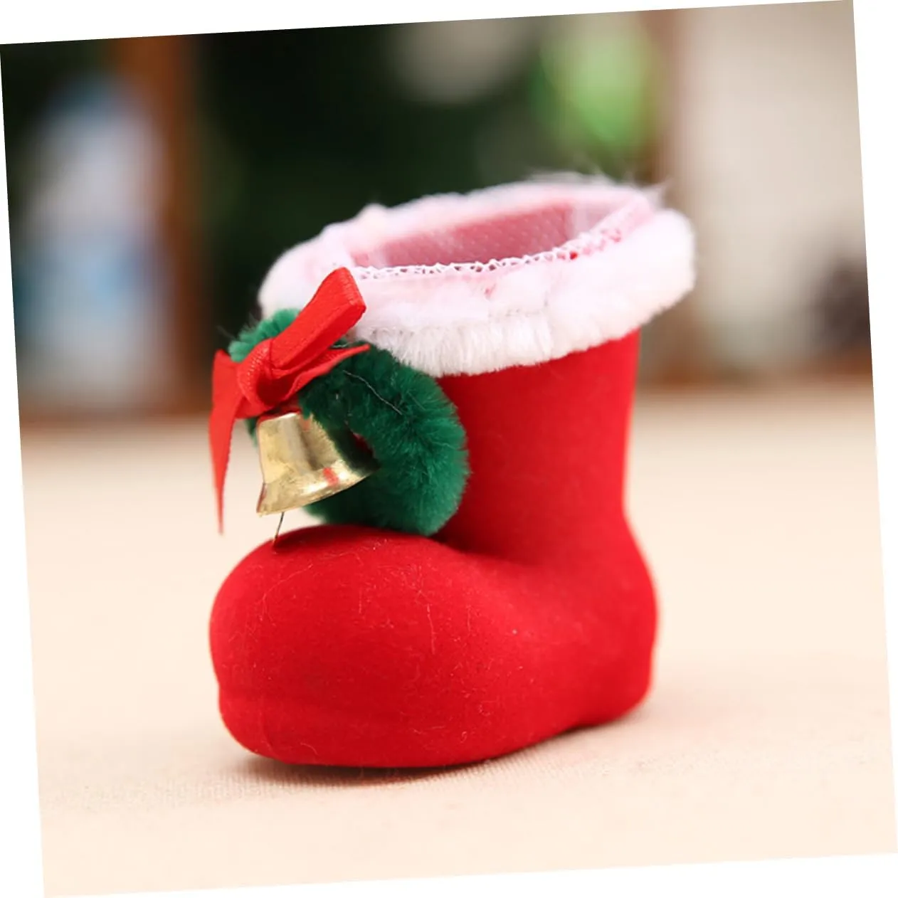 GANAZONO Holiday Storage : 4 Pack Candy Christmas Boots Decorative Easy to Fill Carry