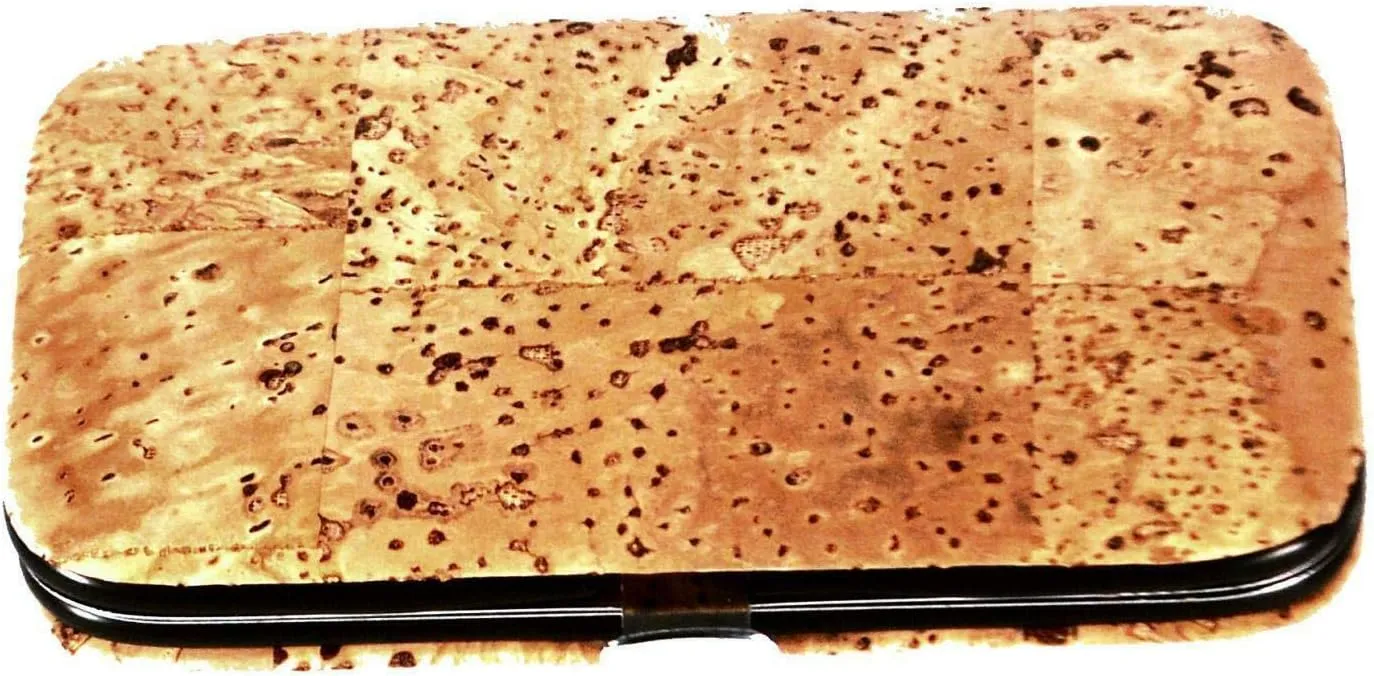 Genuine Portuguese Cork Manicure Case Set Portugal Vegan Vegetarian Eco Friendly