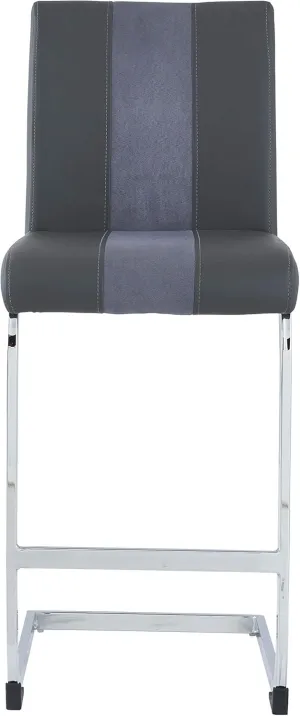 Global Furniture USA Leslie Grey Barstool