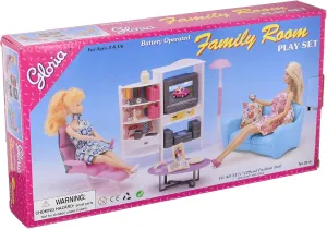 GLORIA Doll House Furniture (Family Room)