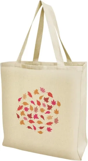 GRAPHICS & MORE Fall Leaves Autumn Grocery Travel Reusable Tote Bag