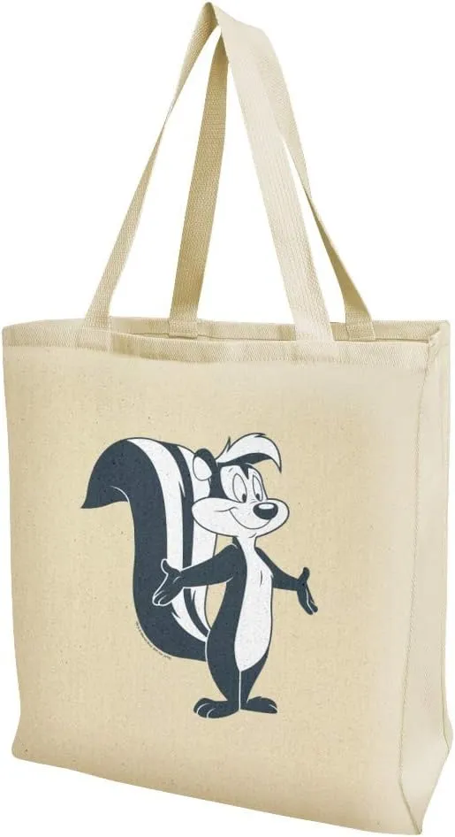 GRAPHICS & MORE Looney Tunes Pepe Le Pew Grocery Travel Reusable Tote Bag