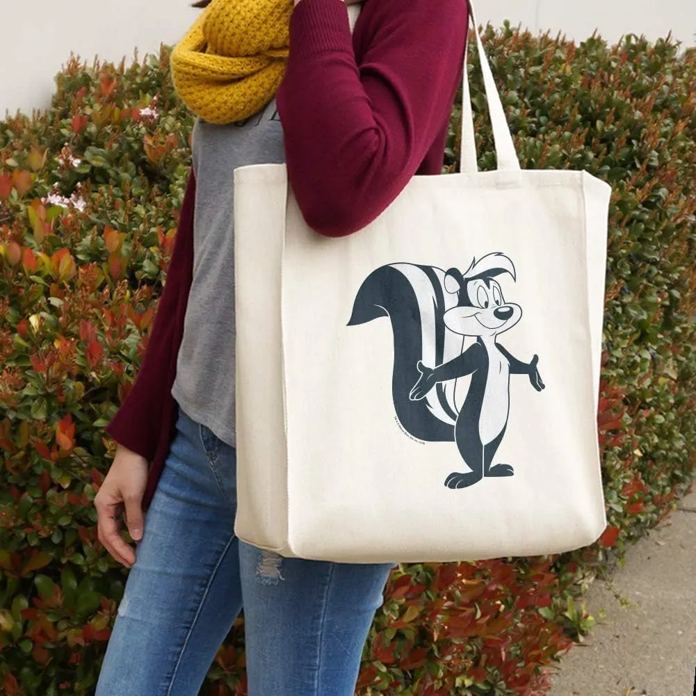 GRAPHICS & MORE Looney Tunes Pepe Le Pew Grocery Travel Reusable Tote Bag