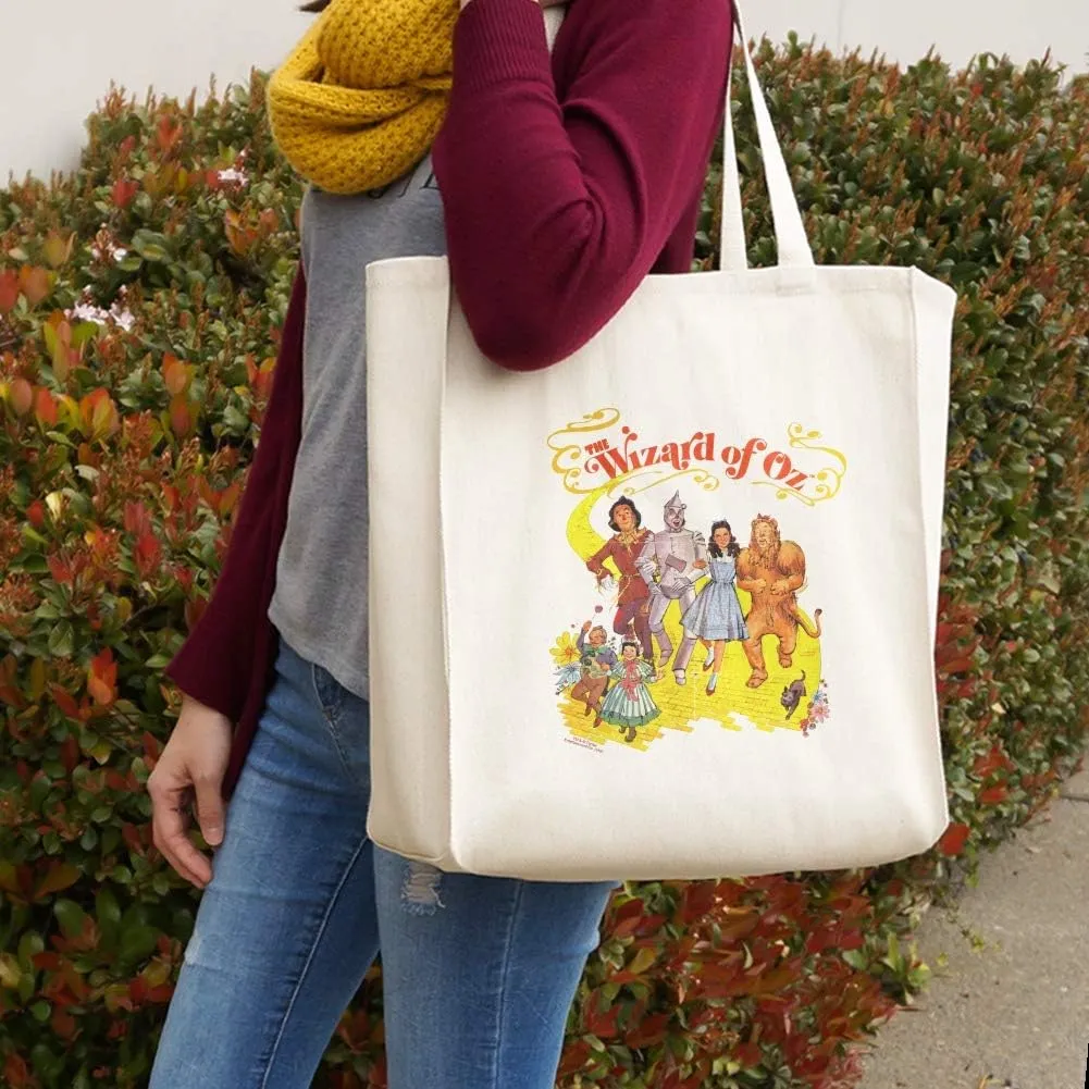 GRAPHICS & MORE The Wizard of Oz Yellow Brick Road Grocery Travel Reusable Tote Bag