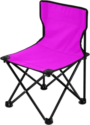 Gredecor Portable Folding Camping Chair with Carrying Bag, Outdoor Portable Chair for Foldable Lawn Chair,Outdoor Camp Chair for Fishing Outside Sports (Magenta Purple)