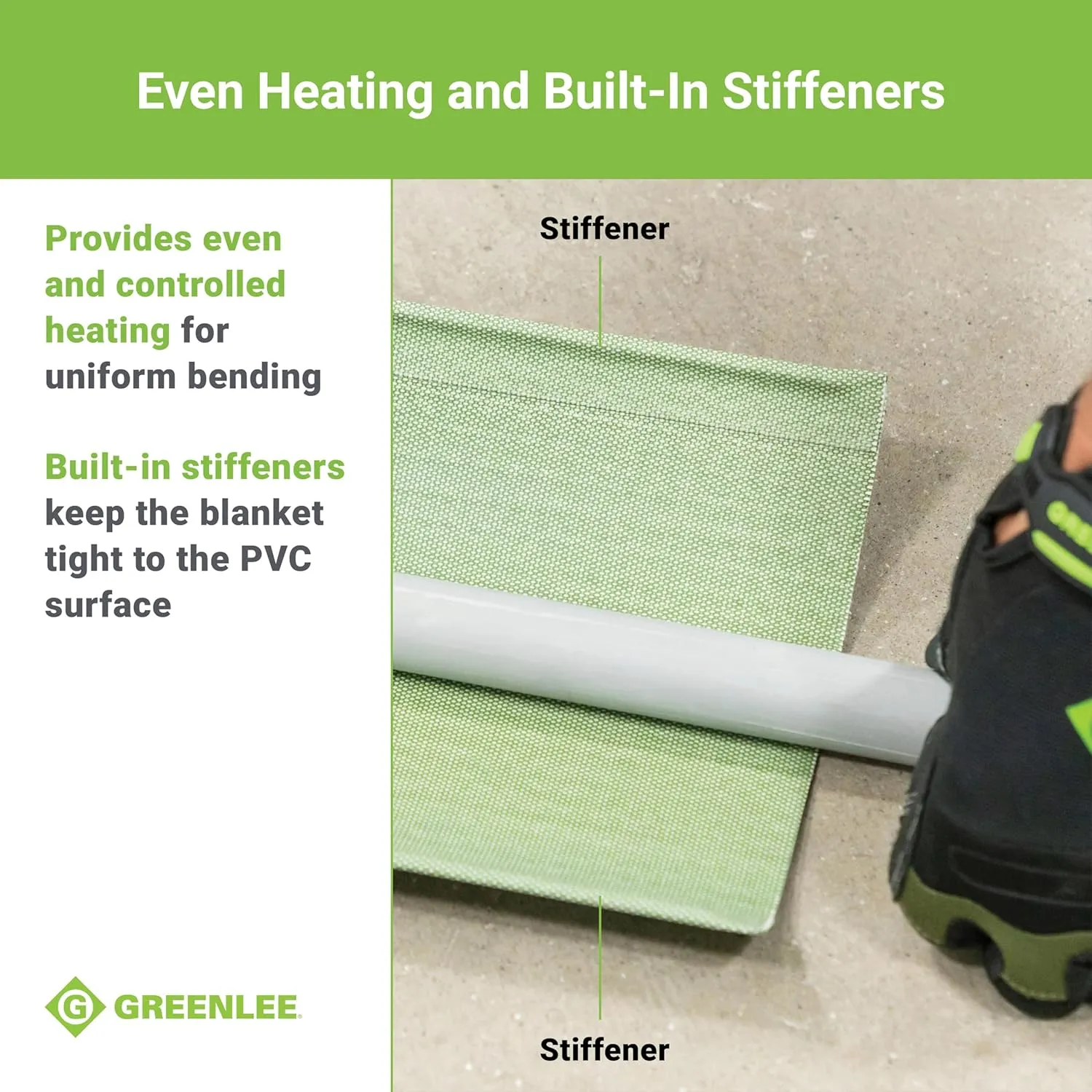 Greenlee 860-1-1/2 Temperature-Controlled PVC Heating Blanket for 1/2" to 1-1/2" PVC Conduit, 120 Volts, 200 Watts, Small, Gray