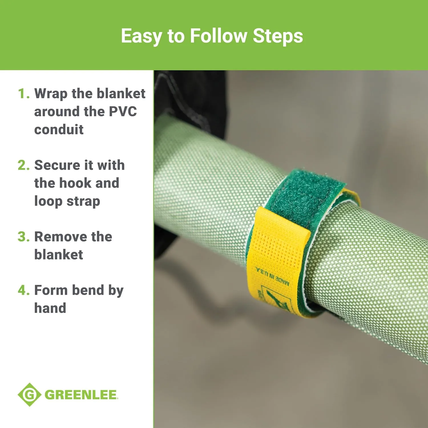 Greenlee 860-1-1/2 Temperature-Controlled PVC Heating Blanket for 1/2" to 1-1/2" PVC Conduit, 120 Volts, 200 Watts, Small, Gray